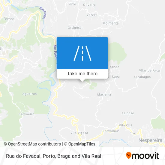 Rua do Favacal map
