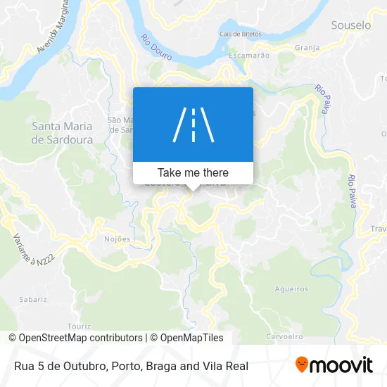 Rua 5 de Outubro map