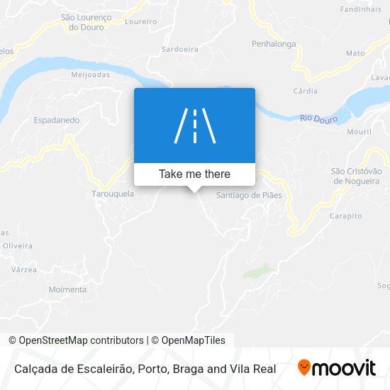 Calçada de Escaleirão map