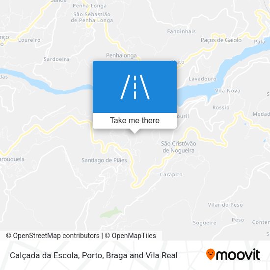 Calçada da Escola map
