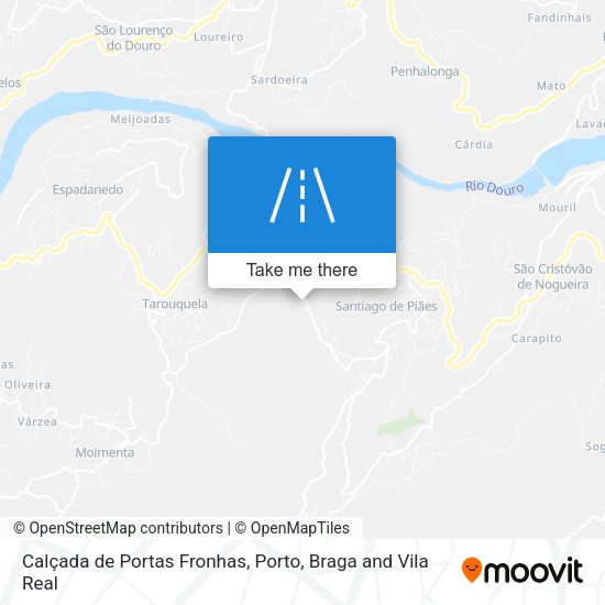 Calçada de Portas Fronhas map