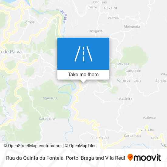Rua da Quinta da Fontela map