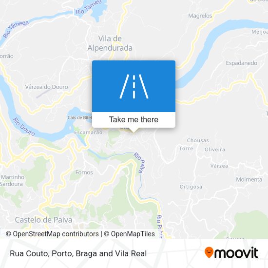 Rua Couto mapa
