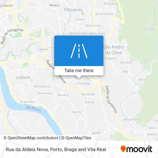 Rua da Aldeia Nova map