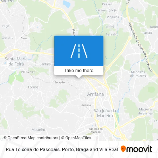 Rua Teixeira de Pascoais map