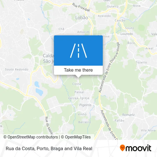 Rua da Costa map