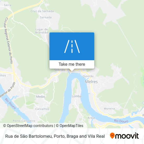 Rua de São Bartolomeu map