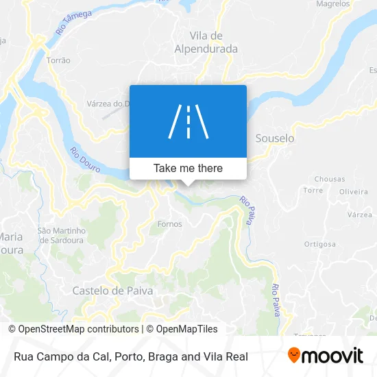 Rua Campo da Cal map