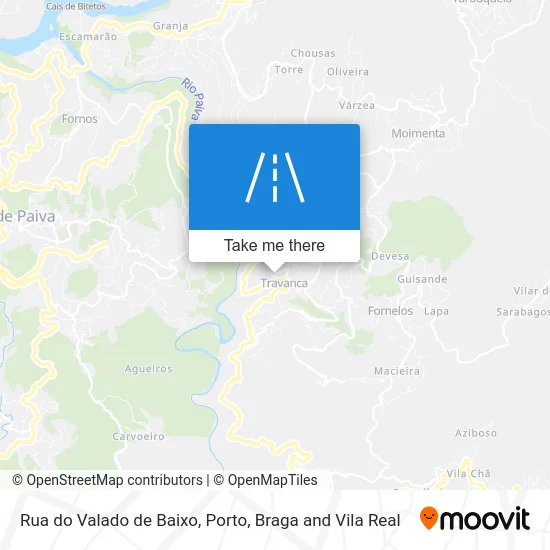 Rua do Valado de Baixo map