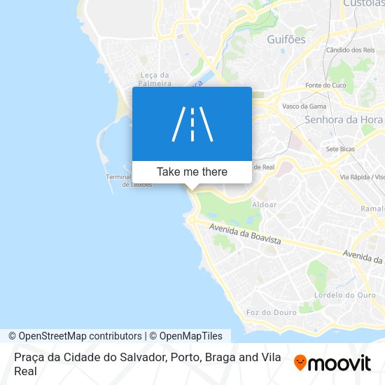 Praça da Cidade do Salvador map