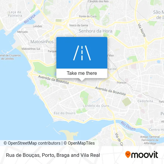 Rua de Bouças map