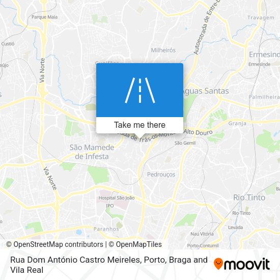 Rua Dom António Castro Meireles map