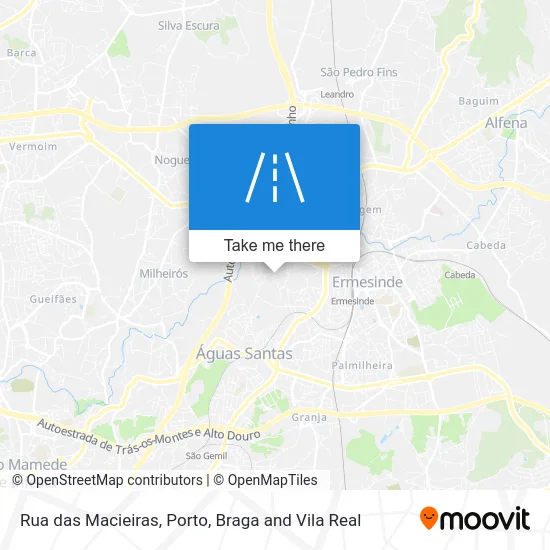 Rua das Macieiras map