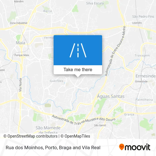 Rua dos Moinhos map