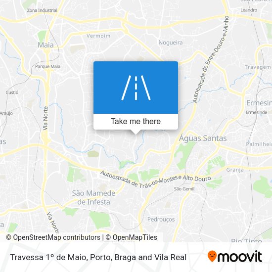 Travessa 1º de Maio mapa