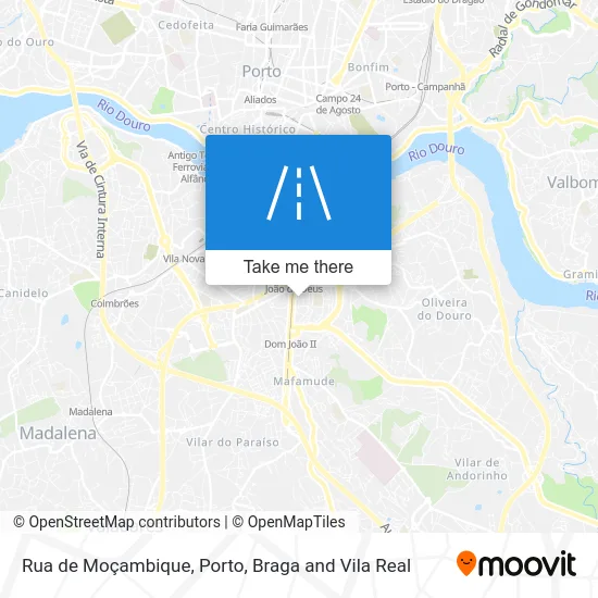 Rua de Moçambique map