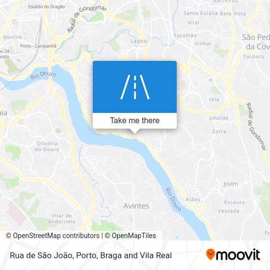 Rua de São João map