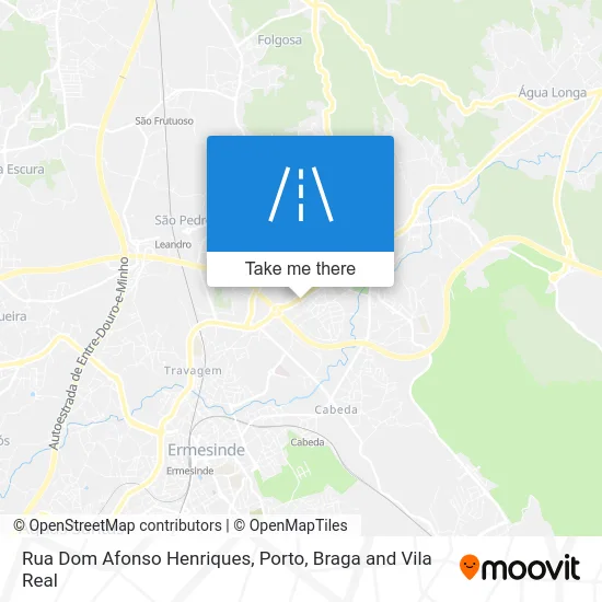 Rua Dom Afonso Henriques map