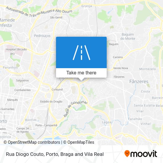 Rua Diogo Couto mapa