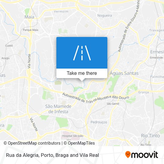 Rua da Alegria map