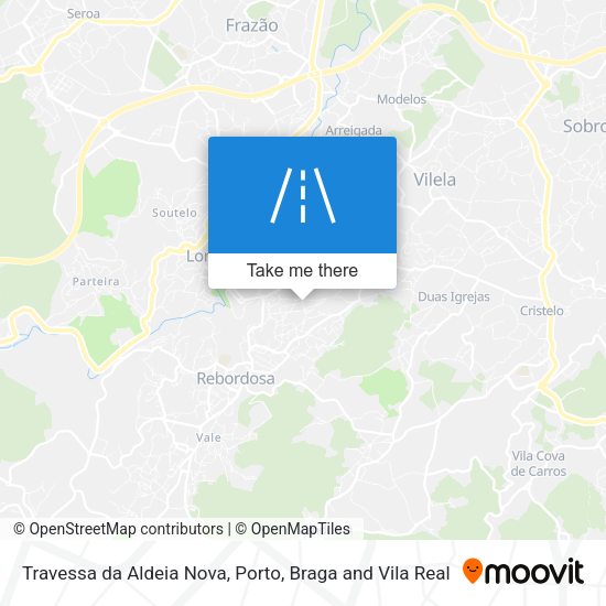 Travessa da Aldeia Nova mapa