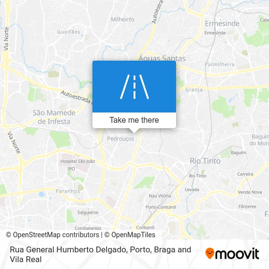 Rua General Humberto Delgado map