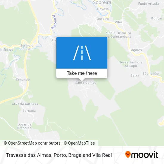 Travessa das Almas map