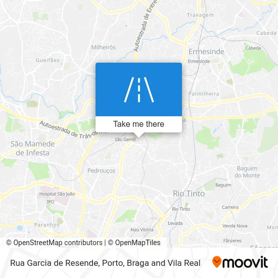 Rua Garcia de Resende map