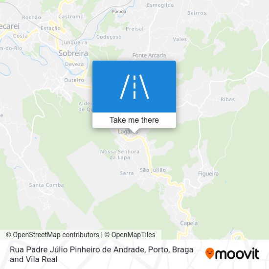 Rua Padre Júlio Pinheiro de Andrade map