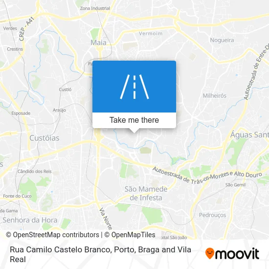 Rua Camilo Castelo Branco map