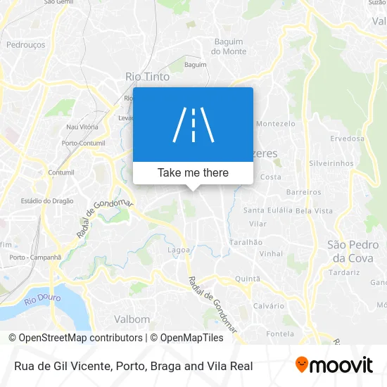 Rua de Gil Vicente map