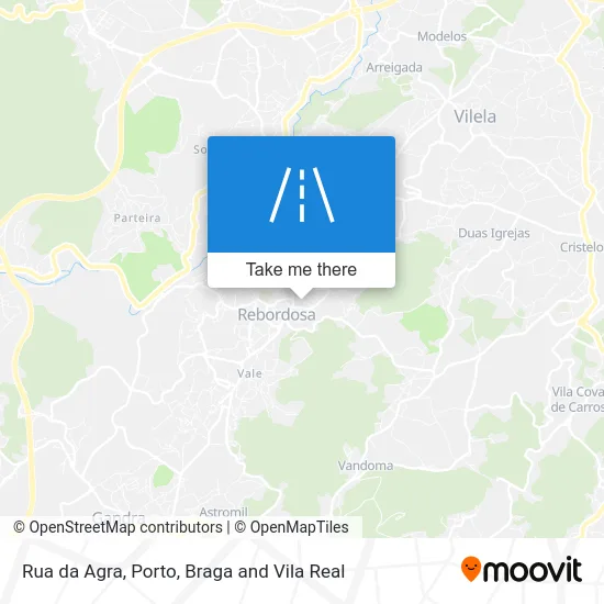 Rua da Agra map