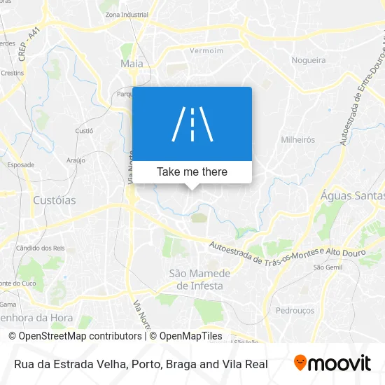 Rua da Estrada Velha map