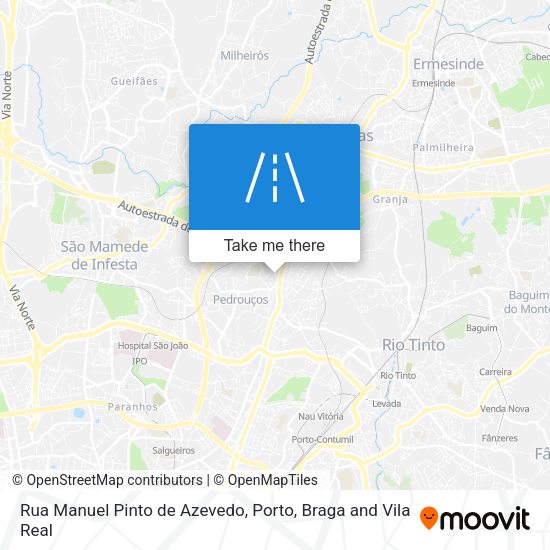 Rua Manuel Pinto de Azevedo map