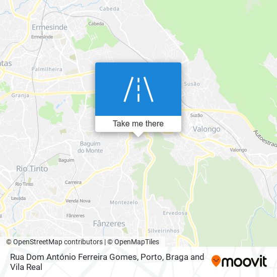 Rua Dom António Ferreira Gomes map