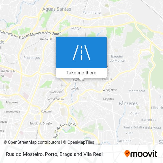 Rua do Mosteiro map