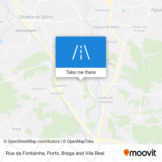 Rua da Fontainha mapa