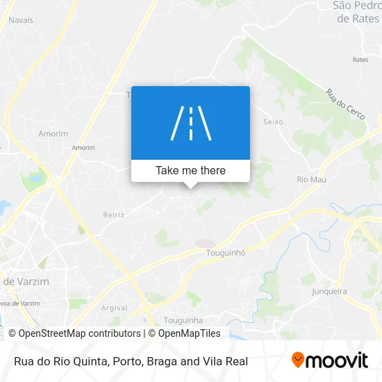 Rua do Rio Quinta map