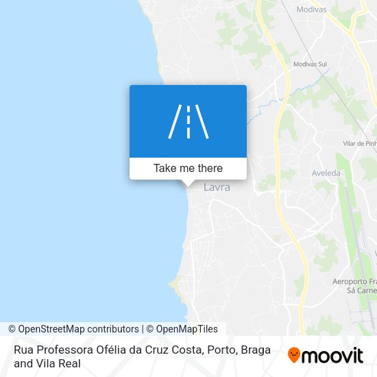 Rua Professora Ofélia da Cruz Costa map
