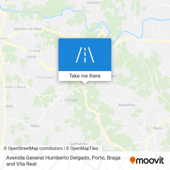 Avenida General Humberto Delgado map