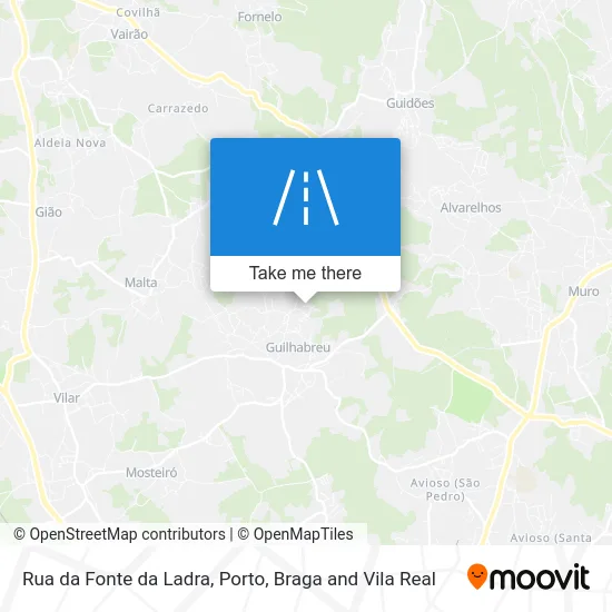 Rua da Fonte da Ladra map