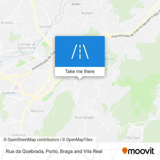 Rua da Quebrada map