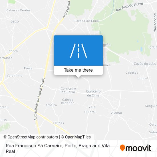 Rua Francisco Sá Carneiro map