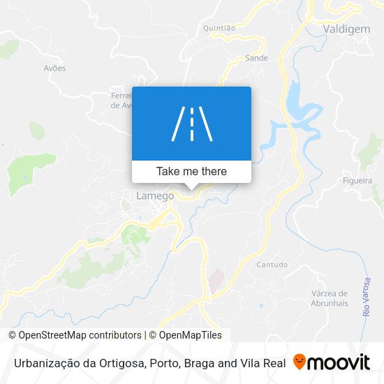 Urbanização da Ortigosa map