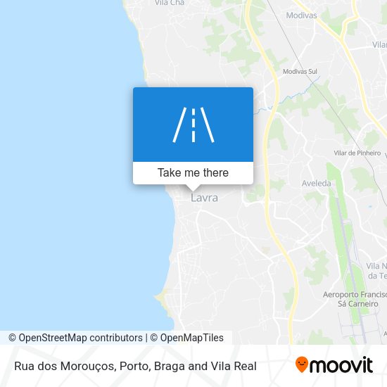 Rua dos Morouços map