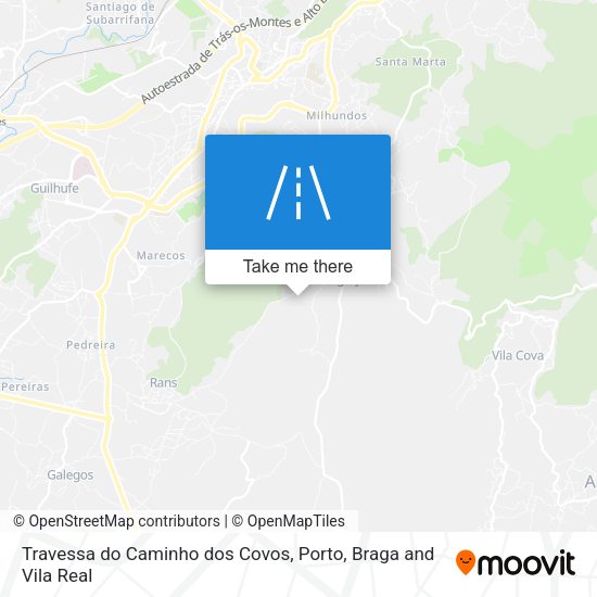Travessa do Caminho dos Covos map