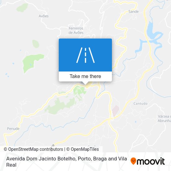 Avenida Dom Jacinto Botelho mapa