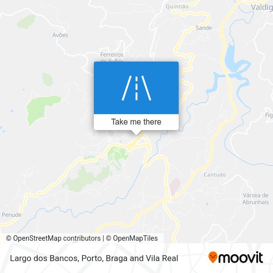 Largo dos Bancos mapa