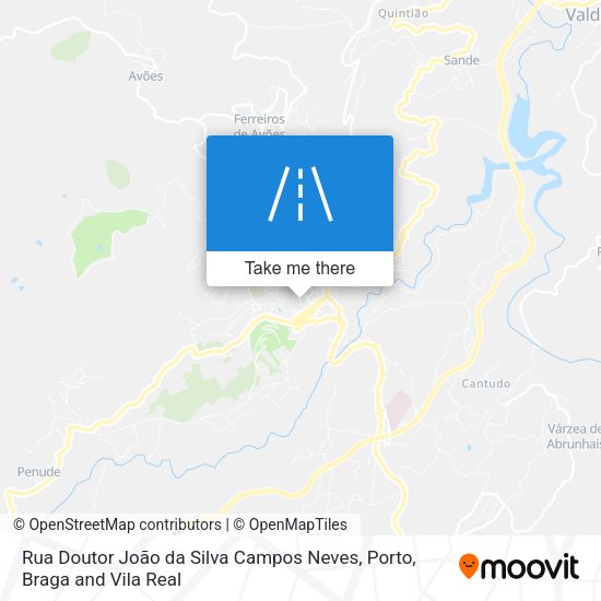 Rua Doutor João da Silva Campos Neves mapa