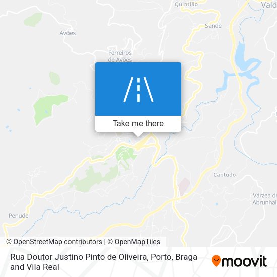 Rua Doutor Justino Pinto de Oliveira mapa